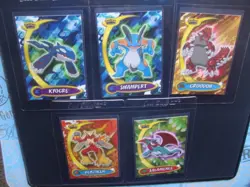 2004 Pokemon Topps Advanced Challenge lot of 5 Kyogre Groudon Salamence Blazen - Image 1