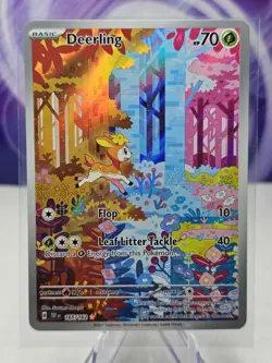 Pokemon TCG Deerling 165/162 SV05 Temporal Forces IR Full Art Holo EN 2024 70HP - Image 1