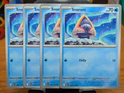 Pokemon TCG Ascended Heroes Snorunt 046/217 x4 Playset - Image 1