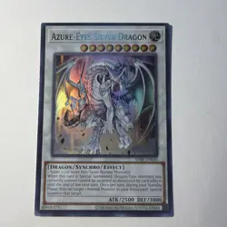 Yugioh TCG Azure-Eyes Silver Dragon #SDBE-EN040 Near Mint NM Unlimited - Image 1