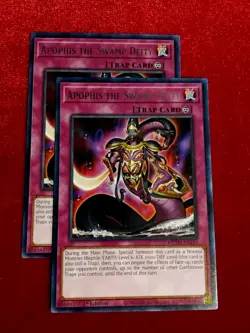 Yu-Gi-Oh! (x2) Apophis the Swamp Deity - MZTM-EN110 - Rare - 1st Ed. - Unplayed - Image 1