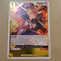 One Piece Sabo (104) (OP09-104/229) OP09 Emperors in the New World NM FOIL TCG - Image 1