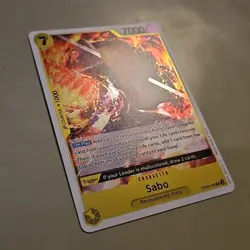One Piece Sabo (104) (OP09-104/229) OP09 Emperors in the New World NM FOIL TCG - Image 2