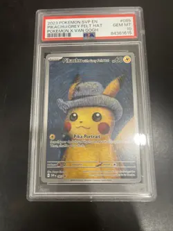 PSA 10 - Pokemon Van Gogh Museum: Pikachu with Grey Felt Hat Promo Card - Image 2