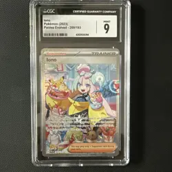 Pokemon TCG Iono Holo Card 269/193 Sv02: Paldea Evolved CGC 9 Mint - Image 1