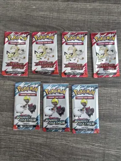 2025 Pokemon Calendar Promo 8 Cards + Destined Rivals/Journey Together fun packs - Image 3
