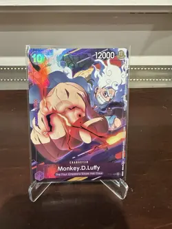 One Piece Card Game-Monkey.D.Luffy P-041 BANDAI CARD GAMES FEST Foil luffy promo - Image 1