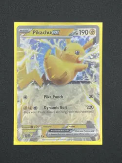Pikachu ex 063/193 Paldea Evolved Double Rare Pokemon Card Mint NM - Image 1