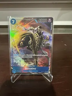 One Piece Card Game- Borsalino Alt Art Op05-051 Navy English - Image 1