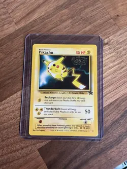 Gold Stamp Pikachu #4 Black Star First Movie Promo 1999 Pokemon Card MINT 151 - Image 1