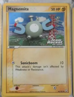 Magnemite 66/109 EX Team Rocket Returns Holo Pokemon Card TCG Stamped 2004 - Image 1