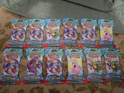 12 Sleeved Booster Packs Journey Together Pokemon Cards Factory Sealed - Image 1