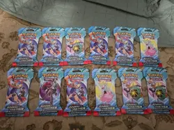 12 Sleeved Booster Packs Journey Together Pokemon Cards Factory Sealed - Image 2