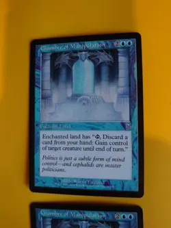 Chamber of Manipulation x2 enchant land odyssey MTG 2 Card. - Image 4