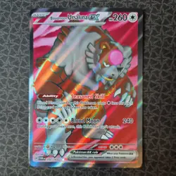 Pokemon TCG Bloodmoon Ursaluna EX 202/167 Twilight Masquerade Ultra Rare Card NM - Image 1