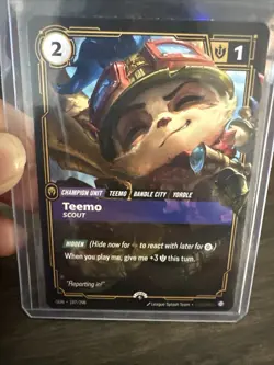 Riftbound Teemo Promo Card 197/298 League of Legends TCG English NM - Image 3