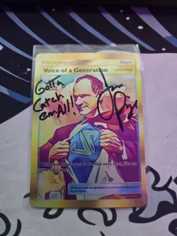 Jason Paige Promo Pokemon Card Voice Of A Generation Signed Card - Image 1