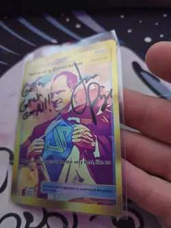 Jason Paige Promo Pokemon Card Voice Of A Generation Signed Card - Image 2
