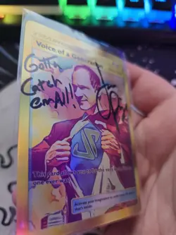 Jason Paige Promo Pokemon Card Voice Of A Generation Signed Card - Image 3