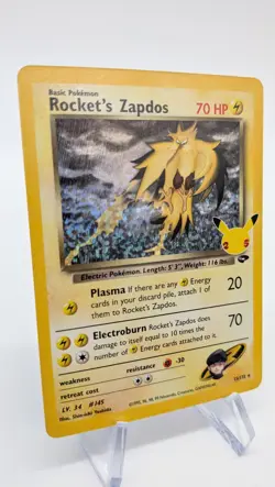 Pokemon TCG Rockets Zapdos Holo Classic Collection 15/132 Celebrations - Image 2