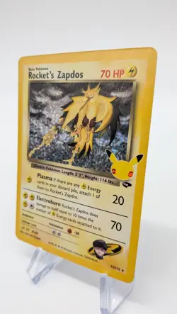 Pokemon TCG Rockets Zapdos Holo Classic Collection 15/132 Celebrations - Image 3