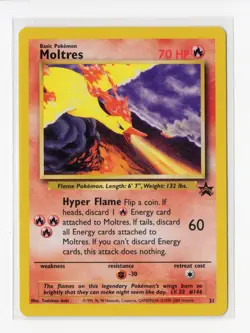 Pokemon Articuno Zapdos Moltres Black Star Promo 21 22 23 NM WOTC Vintage - Image 2