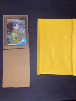 Pokemon TCG Parasol Lady 255/182 SV04 Paradox Rift Full Art Holo SIR ENG - Image 5