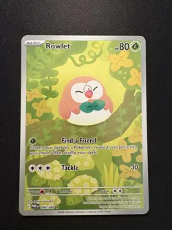 Rowlet 090/088 Perfect Order Illustration Rare Pokemon TCG NM - Image 1