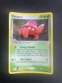 Pokemon Reverse Foil Card: Parasect 43/112 (Ex Fire Red Leaf Green Set) LP - Image 1