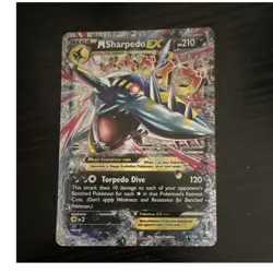 The Pokemon Company M Sharpedo EX Mega EX Holo Promo XY200 XY 210 HP English - Image 1
