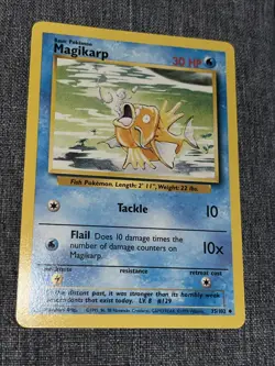 1999 Pokemon Classic - Base Set Magikarp 35/102 Light Play - Image 1