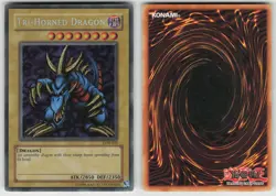 Tri-Horned Dragon (LOB-000) 2002 Original Secret Rare Unlimited Yugioh - Image 3