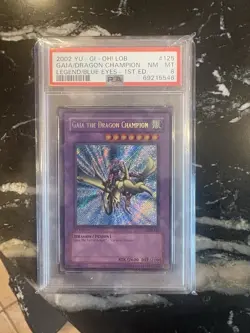 Yu-Gi-Oh! Gaia the Dragon Champion LOB-125 1st Ed Ultra Rare Fusion PSA 8 - Image 1