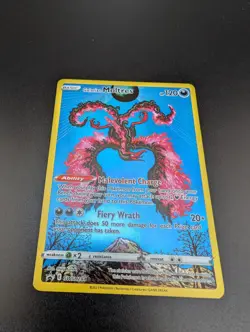 Galarian Moltres SWSH284 BOX FRESH Crown Zenith Tin Near Mint Pokemon Card - Image 3