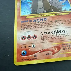 Entei Pokemon Card Japanese No.244 Neo 3 Revelation 2000 Vintage Holo - Image 5