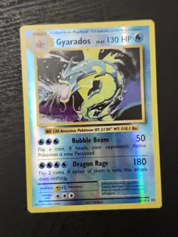 Pokemon Gyarados TCG Reverse Holo Rare Card 34/108 Evolutions XY - Image 1