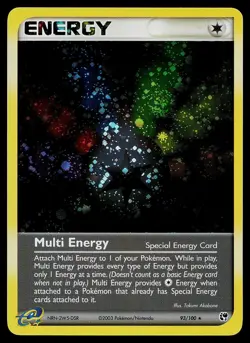 Pokemon Card - Multi Energy League Promo Reverse Holo Sandstorm 93/100 Holo - Image 1