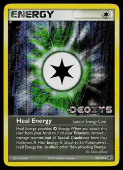 Pokemon Card - Heal Energy Deoxys 94/107 Reverse Holo Stamped - Image 1