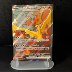 Pokemon Card Team Rocket's Moltres EX 208/182 Destined Rivals NM - Image 1
