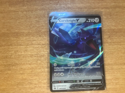 Pokemon Card Sword & Shield Black Star Promo SWSH200 Corviknight V NM 2022 - Image 1