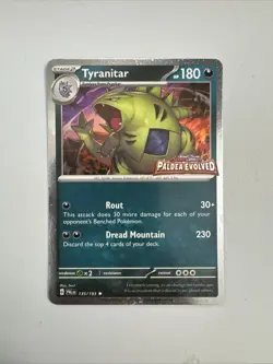 Tyranitar (Paldea Evolved Stamp) 135/193 Miscellaneous Cards & Products Holo NM+ - Image 1