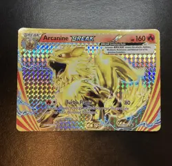 Arcanine Break HP 160 JUMBO OVERSIZED Black Star Promo Holo Pokemon Card Rare - Image 1