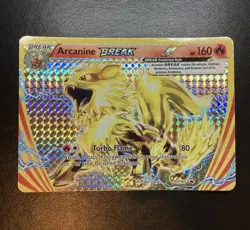 Arcanine Break HP 160 JUMBO OVERSIZED Black Star Promo Holo Pokemon Card Rare - Image 2