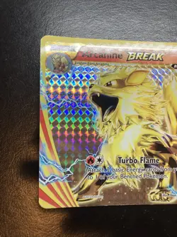 Arcanine Break HP 160 JUMBO OVERSIZED Black Star Promo Holo Pokemon Card Rare - Image 3