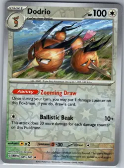 Dodrio 085/165 Reverse Holo SV: Scarlet & Violet 151 - Pokemon Card - NM - Image 1