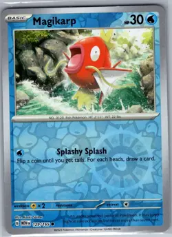 Magikarp 129/165 Reverse Holo SV: Scarlet & Violet 151 - Pokemon Card - NM - Image 1
