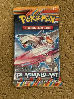 Pokemon TCG Plasma Blast Booster Pack 10 Cards English Palkia Black & White - Image 1