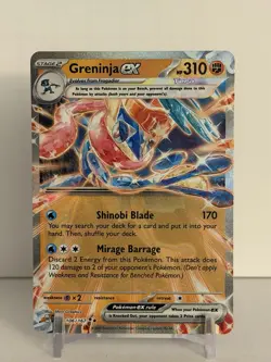 Greninja EX 106/167 Double Rare - Twilight Masquerade - Pokemon TCG Card - NM - Image 1