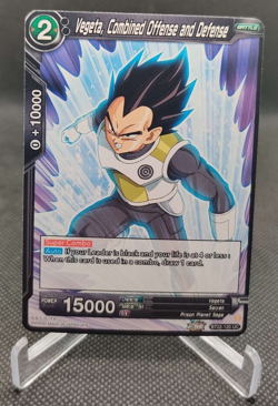 Dragon Ball Super Card Vegeta Combined Offense and Defense DBZ TCG CCG - Image 1