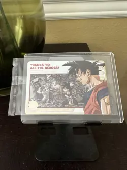 Rare/sealed Super Dragon Ball Heroes cards ABS-33 Son Goku last card SDBH unopen - Image 1